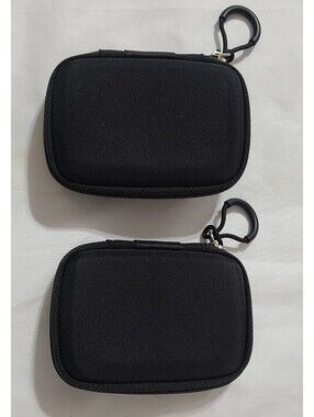 2pk Kodak Compact Digital Camera Cases Size 4.5x3 Black EVA Storage Zipper Pouch